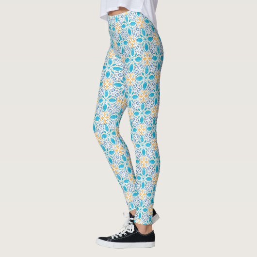 Watercolor Geo _ Summer Leggings (Links)