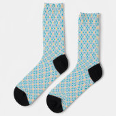 Watercolor Geo _ Summer Socken (Linkes Detail)
