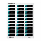 Watercolor Geode Green Black Agate Malachite (Vorne)