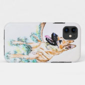 Watercolor German Shepherd Malinois Case-Mate iPhone Hülle (Rückseite (Horizontal))