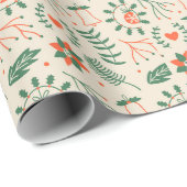 Watercolor Geschenke Weihnachten Geschenke Wrappin Geschenkpapier (Rolleneckpunkt)