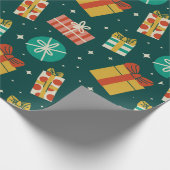 Watercolor Geschenke Weihnachten Geschenke Wrappin Geschenkpapier (Ecke)