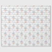 Watercolor Geschenkmuster Fügen Sie Ihren Familien Geschenkpapier (Flach)