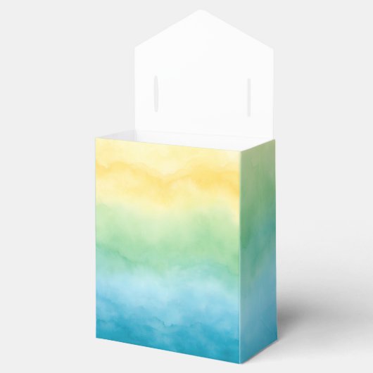 watercolor geschenkschachtel (Geöffnet)