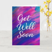 Watercolor Get Well Soon Karte (Gelbe Blume)
