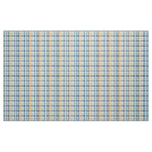 Watercolor Gingham Blue Orange Yellow Karos Stoff (Fat Quarter (45,7 x 55,9 cm))
