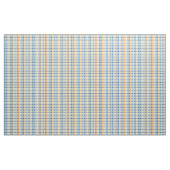 Watercolor Gingham Blue Orange Yellow Karos Stoff (Yard (91,4 cm))