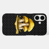 Watercolor Gingham Mushroom Garden Case-Mate iPhone Hülle (Rückseite (Horizontal))