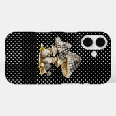 Watercolor Gingham Mushroom Garden Case-Mate iPhone Hülle (Rückseite (Horizontal))