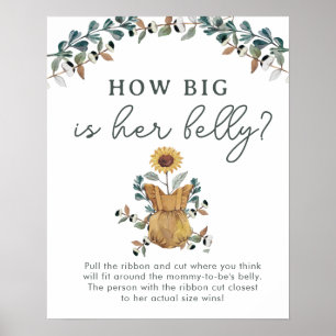 Watercolor Girl Baby Shooter Bly Game Poster