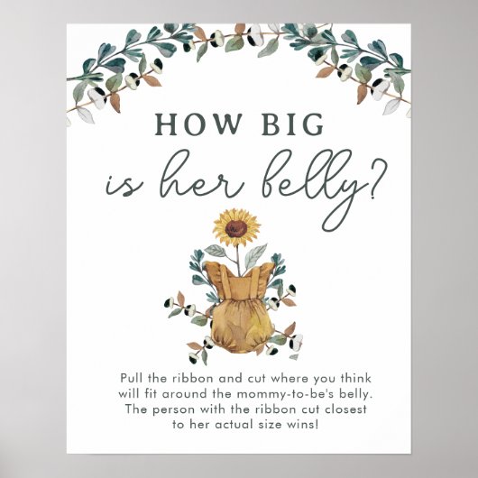 Watercolor Girl Baby Shooter Bly Game Poster (Vorne)