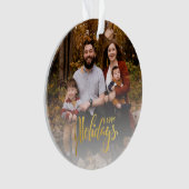 Watercolor Gnome Santas Spreading Weihnachtsmann Ornament (Vorderseite)