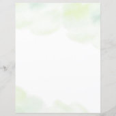 Watercolor Gold Confetti Oh Baby Showspiel (Rückseite)