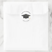 Watercolor Graduation Cap Grad Sticker (Tasche)