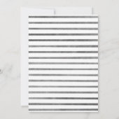 Watercolor Graduation Caps Grad Party Invitation Ankündigung (Rückseite)