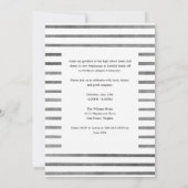 Watercolor Graduation Caps Grad Party Invitation Ankündigung (Rückseite)