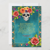 💀🎉 Watercolor Grave Expectations Einladung (Rückseite)