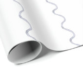 Watercolor Gray Squiggles Weihnachten Geschenkpapier (Rolleneckpunkt)