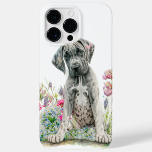 WATERCOLOR GREAT DANE PUPPY HUND Case-Mate iPhone 14 PRO MAX HÜLLE