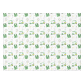 Watercolor Green and Yellow Golf Tournament  Tischdecke (Vorderseite (Horizontal))