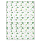 Watercolor Green and Yellow Golf Tournament  Tischdecke (Vorderseite)