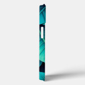 Watercolor Green Banana Foliage Muster Case-Mate iPhone Hülle (Rückseite / Rechts)