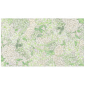 Watercolor Green und White Gingham Wedding Tischdecke (Vorderseite (Horizontal))