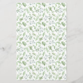 Watercolor Greenerity Cross Baby Dedicite (Rückseite)