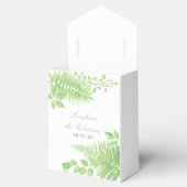 Watercolor Greenerity Foliage Wedding Vielen Dank Geschenkschachtel (Geöffnet)