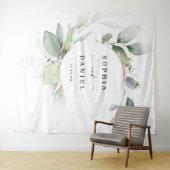 Watercolor Greenerity Wedding Foto Prop Hintergrun Wandteppich (Beispiel (Horizontal))