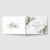 Watercolor Greenerity Wedding Gästebuch (Voll)