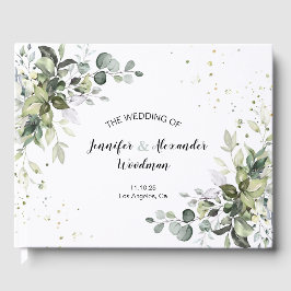 Watercolor Greenerity Wedding Gästebuch