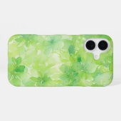 Watercolor Greenery and Flowers Phone Case iPhone 16 Hülle (Rückseite (Horizontal))