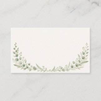 Watercolor Greenery Arch Wedding Enclosure Card Begleitkarte