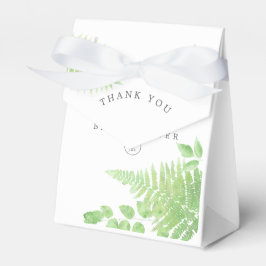 Watercolor Greenery Baby Dusche Vielen Dank Geschenkschachtel