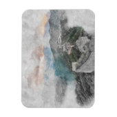 Watercolor große Wand der China Magnet (Vertikal)