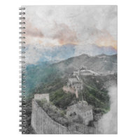 Watercolor große Wand der China