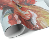 Watercolor Großhirnkopf Geschenkpapier (Rolleneckpunkt)