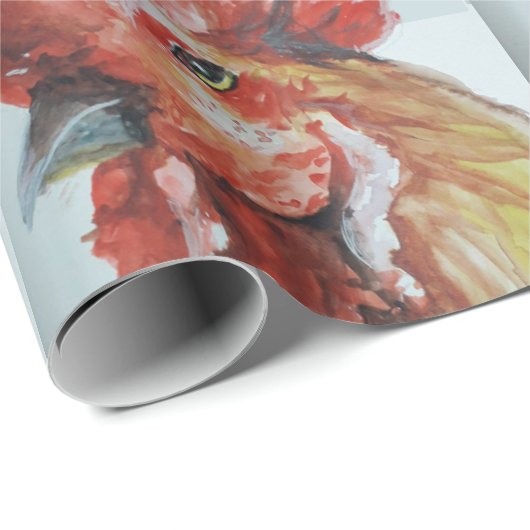 Watercolor Großhirnkopf Geschenkpapier (Rolleneckpunkt)