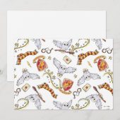 Watercolor GRYFFINDOR™ Hedwig-Muster (Vorne/Hinten)