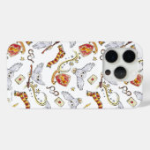 Watercolor GRYFFINDOR™ Hedwig-Muster Case-Mate iPhone Hülle (Rückseite (Horizontal))