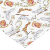 Watercolor GRYFFINDOR™ Hedwig-Muster Tischdecke (Schrägansicht)