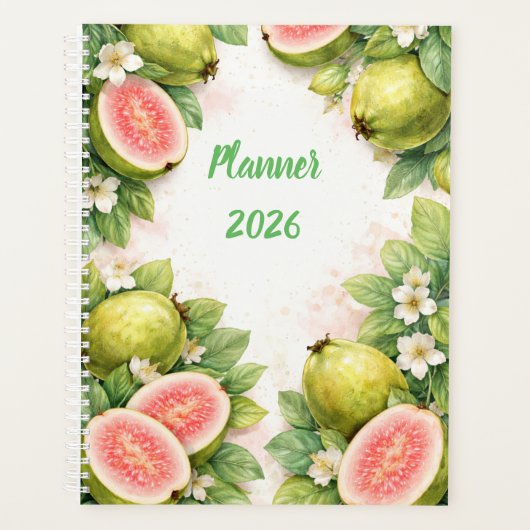 Watercolor Guava Planner Cover  Planer (Vorderseite)