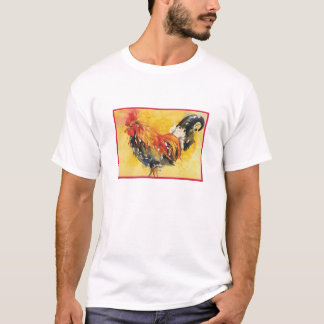 Watercolor-Hahn-T - Shirt