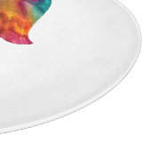 Watercolor Hamsa Art Schneidebrett (Ecke)