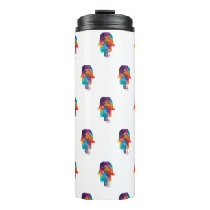 Watercolor Hamsa Art Thermosbecher