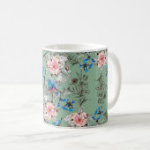 Watercolor hand drawn seamless pattern with beauti kaffeetasse (VorderseiteRechts)