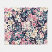 Watercolor hand painted seamless pattern with beau fleecedecke (Vorderseite (Horizontal))