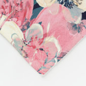 Watercolor hand painted seamless pattern with beau fleecedecke (Ecke)