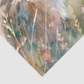 Watercolor Hare in Meadow Tissue Paper Seidenpapier (Ausschnitt)